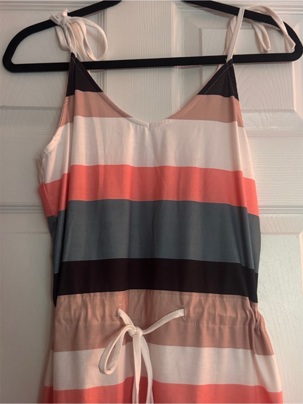 Amazon Women’s Summer Trendy Stripped Sleeveless Mini Dress W Pockets Size Small - Picture 6 of 9